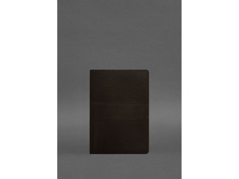 Кожаный блокнот А5 (софт-бук) 9.3 коричневый, фото 1