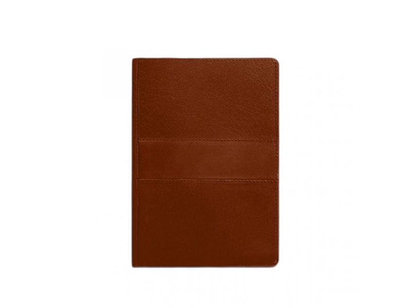 Кожаный блокнот А5 (софт-бук) 9.3 светло-коричневый Краст, фото 6