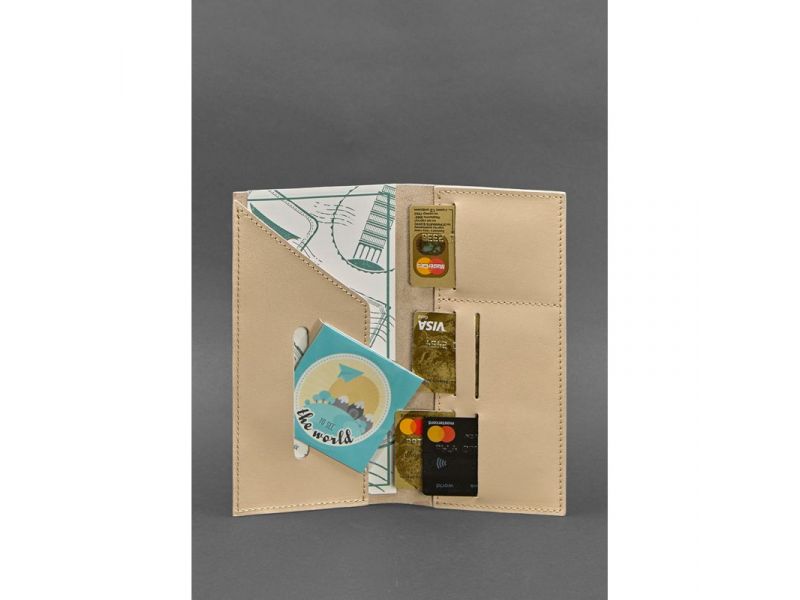 Кожаный тревел-кейс 3.1 светло-бежевый, фото 2