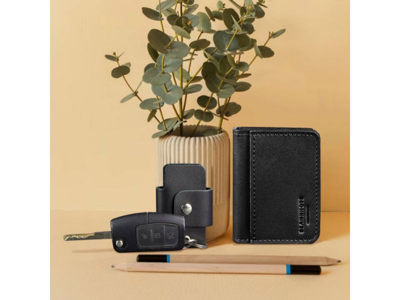 Набор кожаных аксессуаров AUTO 1.0 черный, фото 3