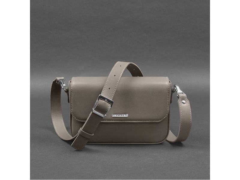 Женская кожаная сумка Mary темно-бежевая, фото 10