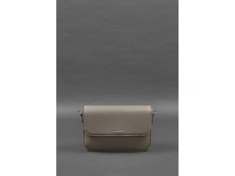 Женская кожаная сумка Mary темно-бежевая, фото 3