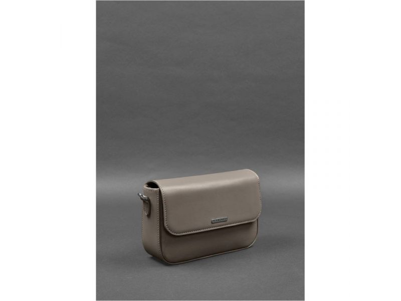 Женская кожаная сумка Mary темно-бежевая, фото 5