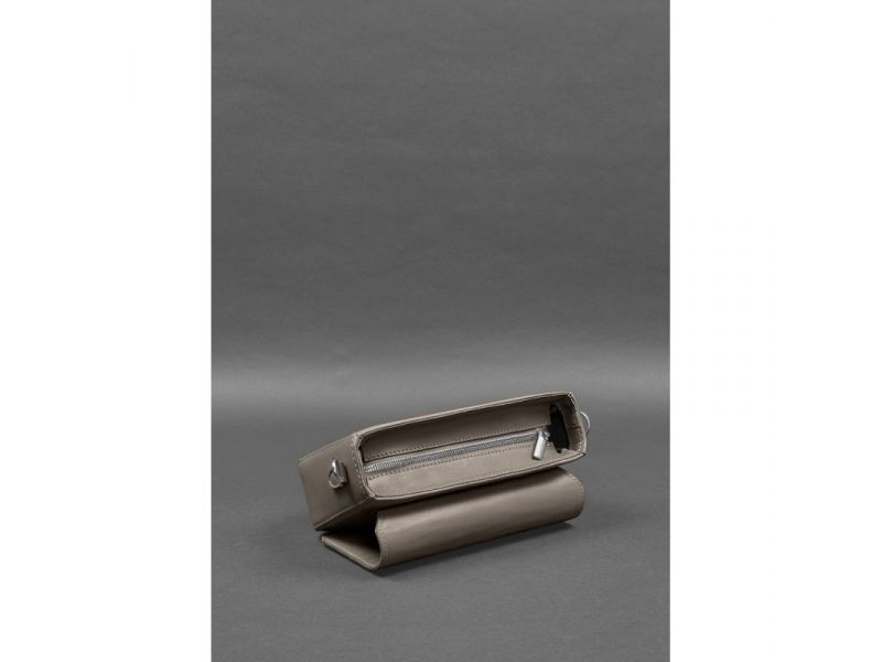 Женская кожаная сумка Mary темно-бежевая, фото 8