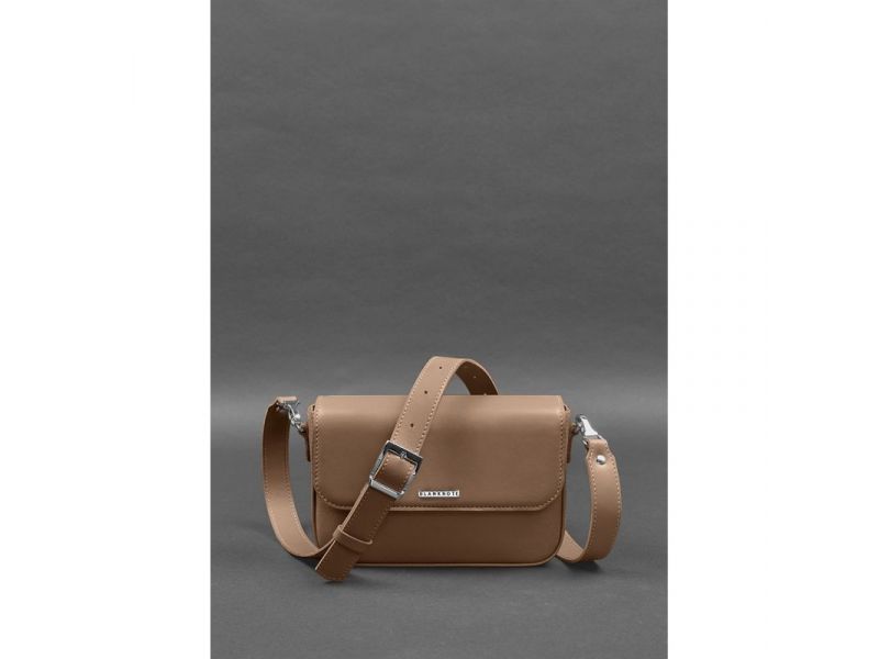 Женская кожаная сумка Mary карамель, фото 1