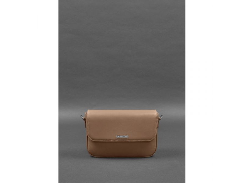 Женская кожаная сумка Mary карамель, фото 3