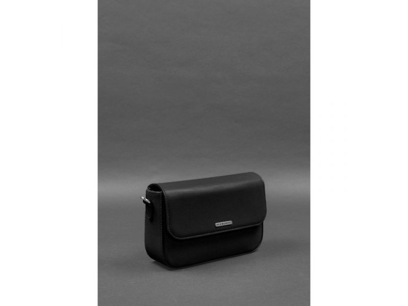 Женская кожаная сумка Mary черная, фото 6