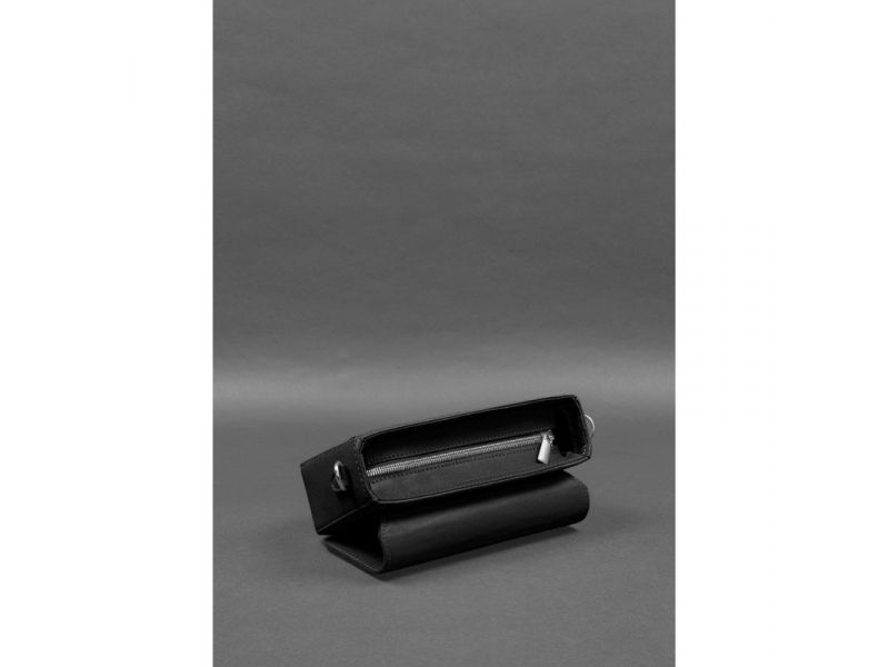 Женская кожаная сумка Mary черная, фото 9