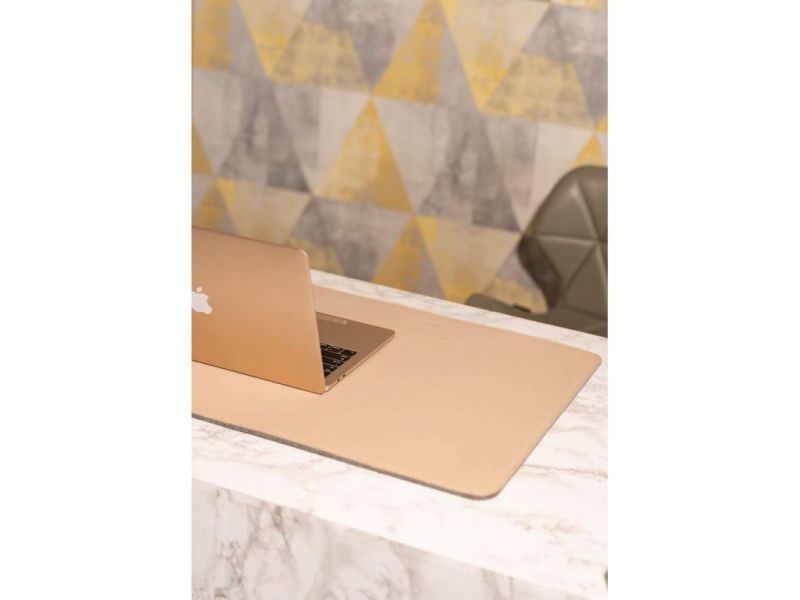 Коврик для рабочего стола 2.0 двухсторонний светло-бежевый, фото 1