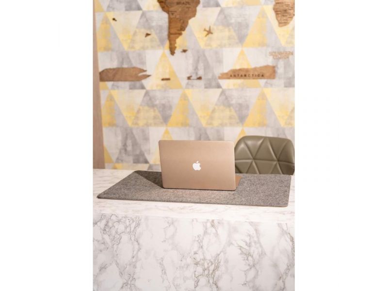 Коврик для рабочего стола 2.0 двухсторонний светло-бежевый, фото 8