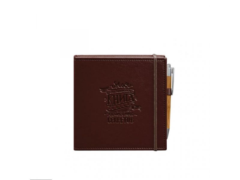 Кук-бук для записи рецептов Книга кулинарных секретов в бордовой обложке, фото 5