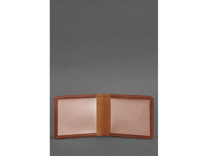 Кожаная обложка для удостоверения с гербом, светло-коричневый Crazy Horse, фото 2