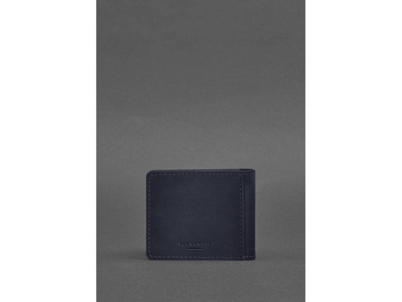 Кожаная обложка для удостоверения с гербом, синий Crazy Horse, фото 4