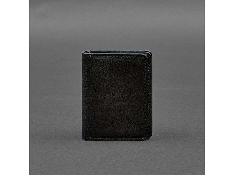 Кожаная обложка для водительского удостоверения, ID и пластиковых карт 2.0 черная, фото 8