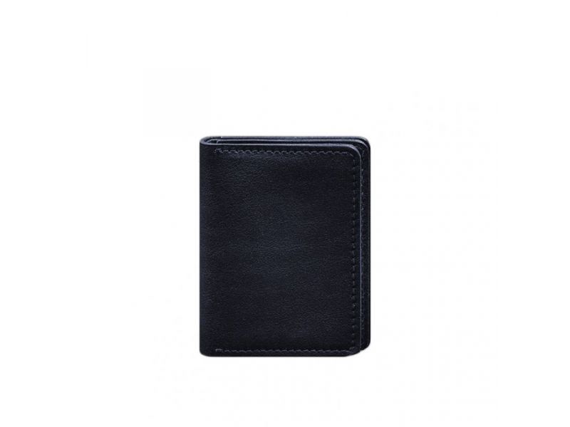 Кожаная обложка для водительского удостоверения, ID и пластиковых карт 2.0 синий, фото 9