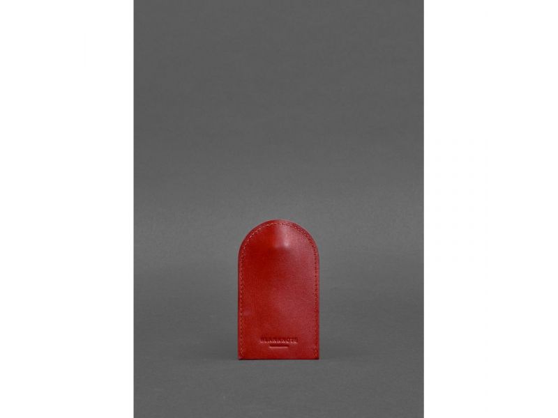 Кожаная ключница 2.0 красный Краст, фото 1