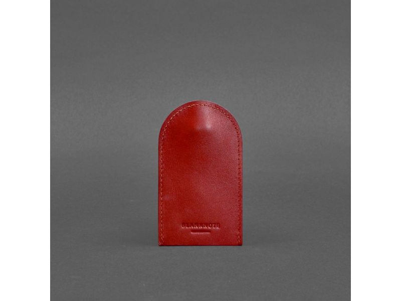 Кожаная ключница 2.0 красный Краст, фото 6