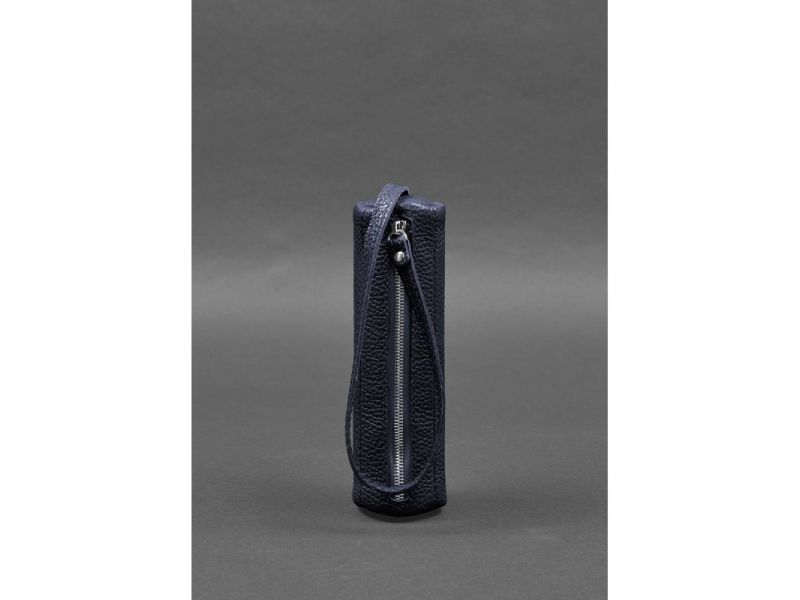 Кожаная ключница 3.1 Тубус XL Синяя, фото 1