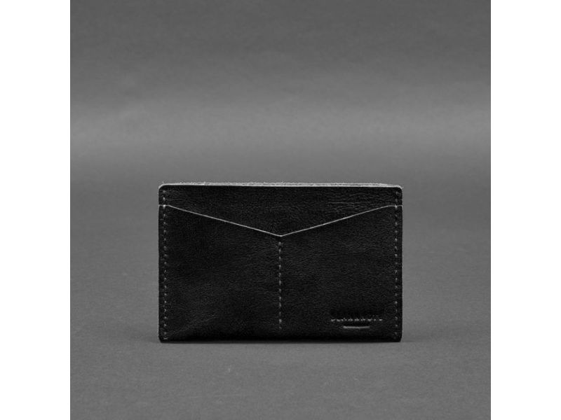 Кожаная обложка-органайзер для документов 6.2 черный краст, фото 7