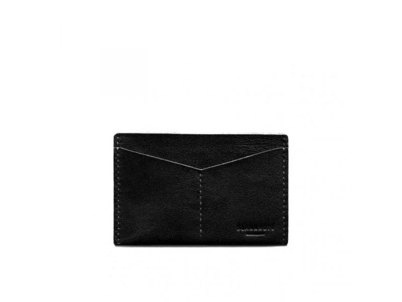 Кожаная обложка-органайзер для документов 6.2 черный краст, фото 8