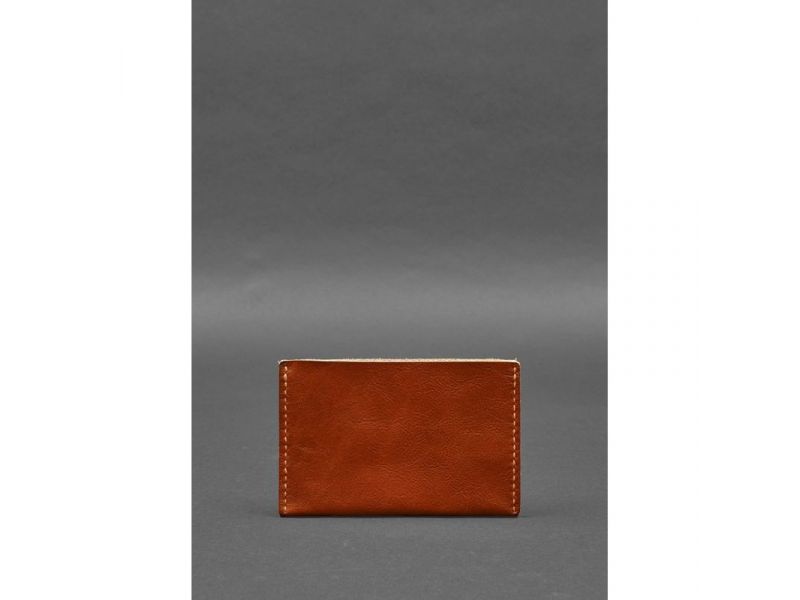 Кожаная обложка-органайзер для документов 6.2 светло-коричневый краст, фото 6