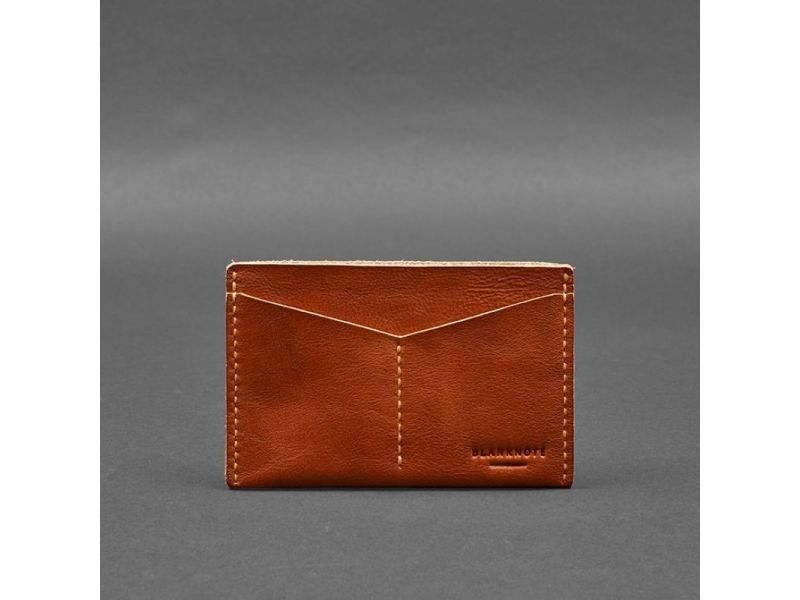 Кожаная обложка-органайзер для документов 6.2 светло-коричневый краст, фото 7