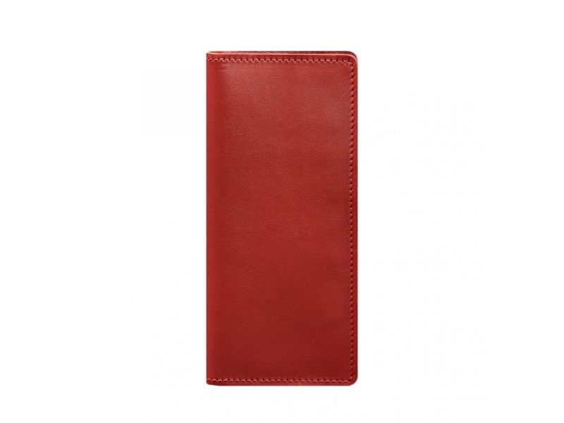 Кожаное портмоне-купюрник 11.0 красное, фото 7
