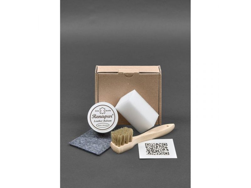Набор для ухода за кожаными изделиями в коробке, фото 1