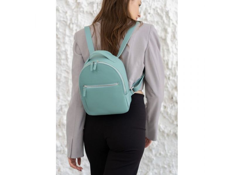 Кожаный рюкзак Groove S тиффани, фото 4