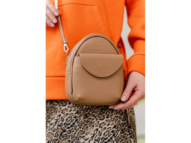 Мини-сумка Kroha карамель флотар, фото 8