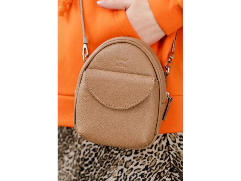 Мини-сумка Kroha карамель флотар, фото 10