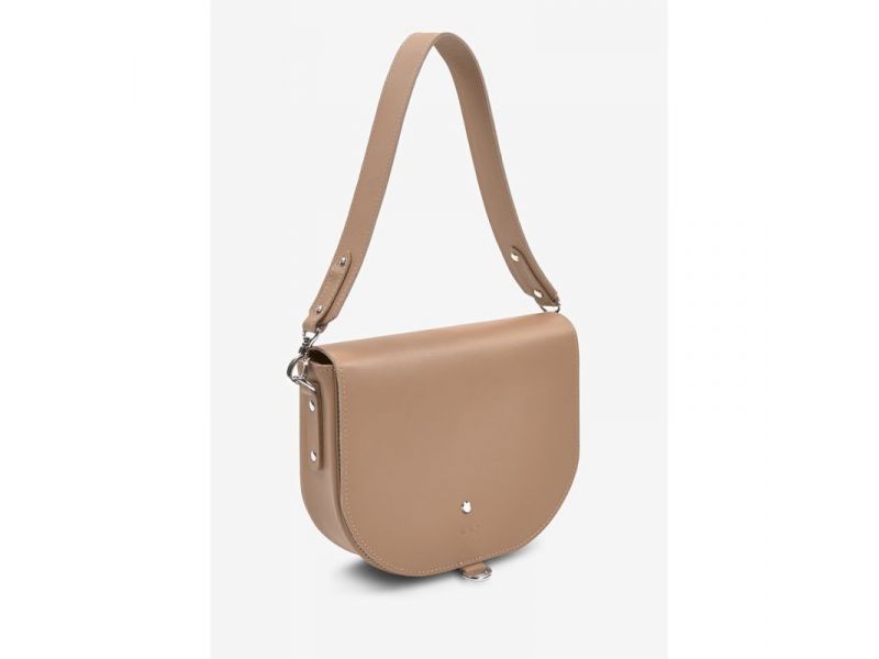 Женская кожаная сумка Ruby L карамель, фото 3