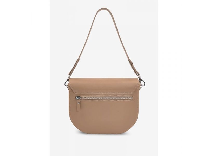 Женская кожаная сумка Ruby L карамель, фото 5