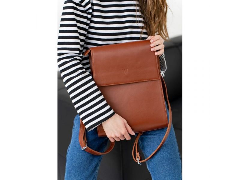 Женский рюкзак Tammy коньяк, фото 4