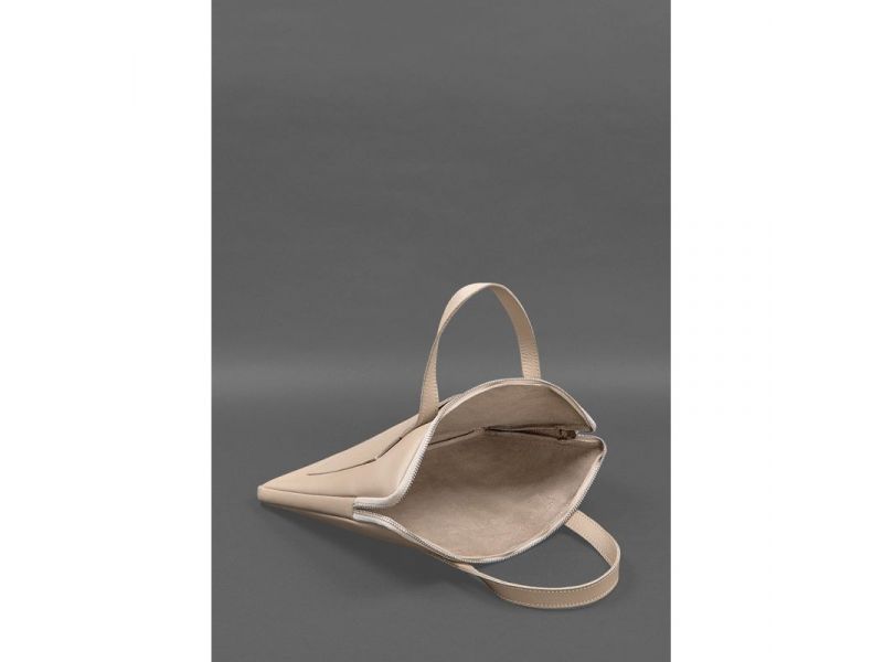 Кожаный чехол с ручками для ноутбука 13 дюйм Светло-бежевый, фото 5