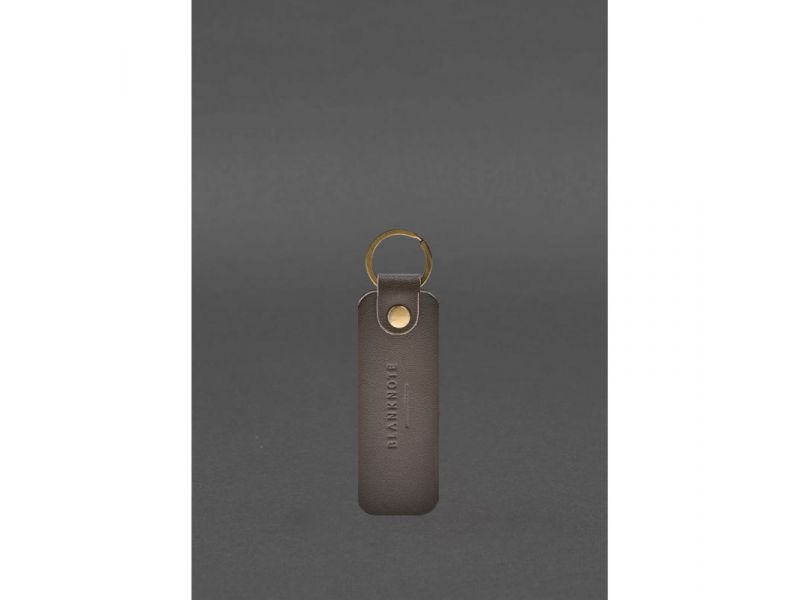 Кожаный брелок для Авто BMW темно-коричневый краст, фото 2