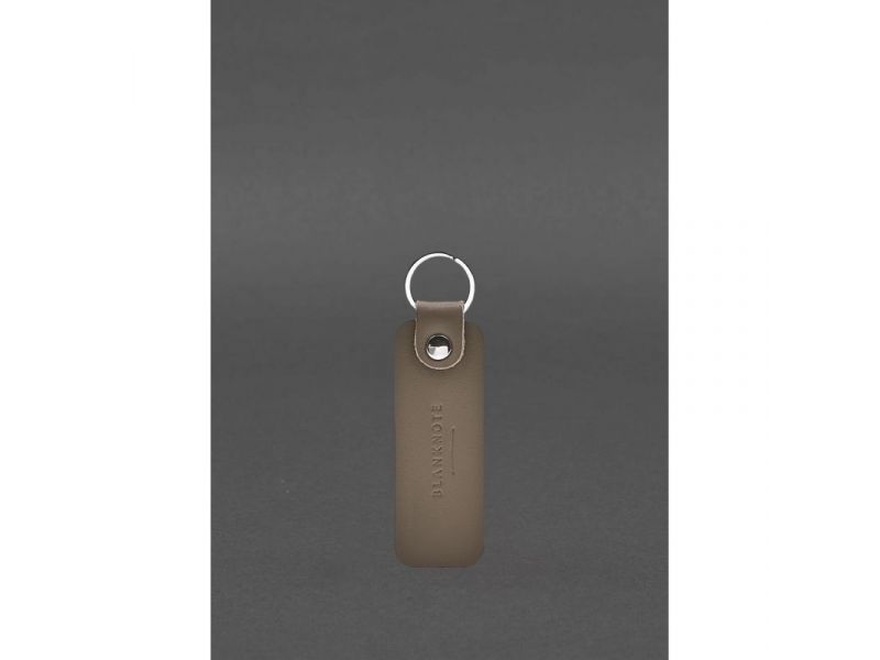 Кожаный брелок для Авто Toyota темно-бежевый краст, фото 2