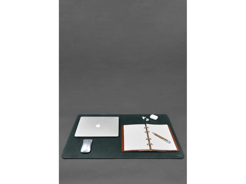 Коврик для рабочего стола 2.0 двухсторонний зеленый, фото 1