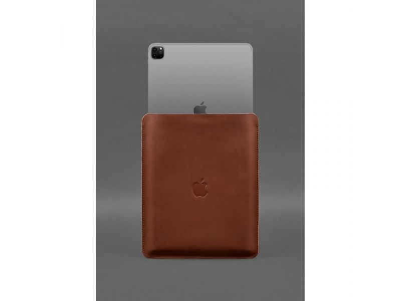Кожаный чехол-футляр для iPad Pro 12,9 Светло-коричневый, фото 2
