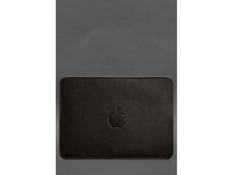 Кожаный чехол для MacBook Air 15-inch (2023) Темно-коричневый, фото 3