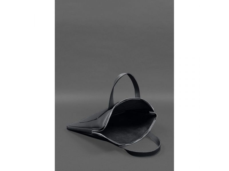 Кожаный чехол с ручками для ноутбука 13 дюйм Черный, фото 5