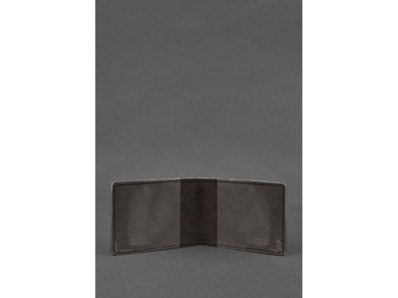 Кожаная обложка для удостоверения инвалида войны темно-коричневая, фото 2