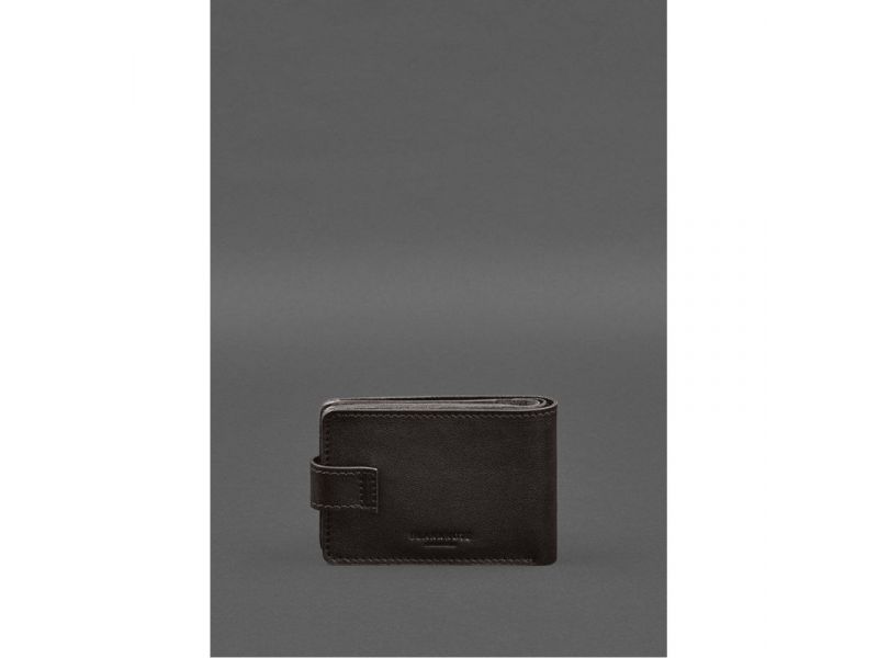 Кожаная обложка-портмоне для удостоверения участника боевых действий (УБД) Темно-коричневая, фото 5