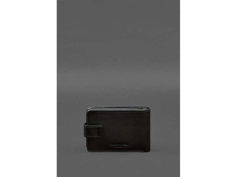 Кожаная обложка-портмоне для удостоверения участника боевых действий (УБД) Черная, фото 5