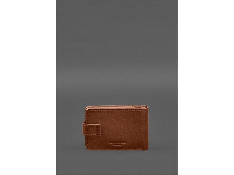 Кожаная обложка-портмоне для удостоверения участника боевых действий (УБД) Светло-коричневая, фото 7