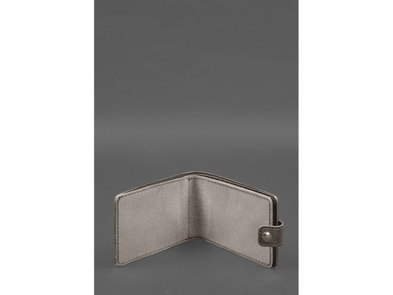 Кожаная обложка-портмоне для удостоверения участника боевых действий (УБД) Темно-бежевая, фото 2