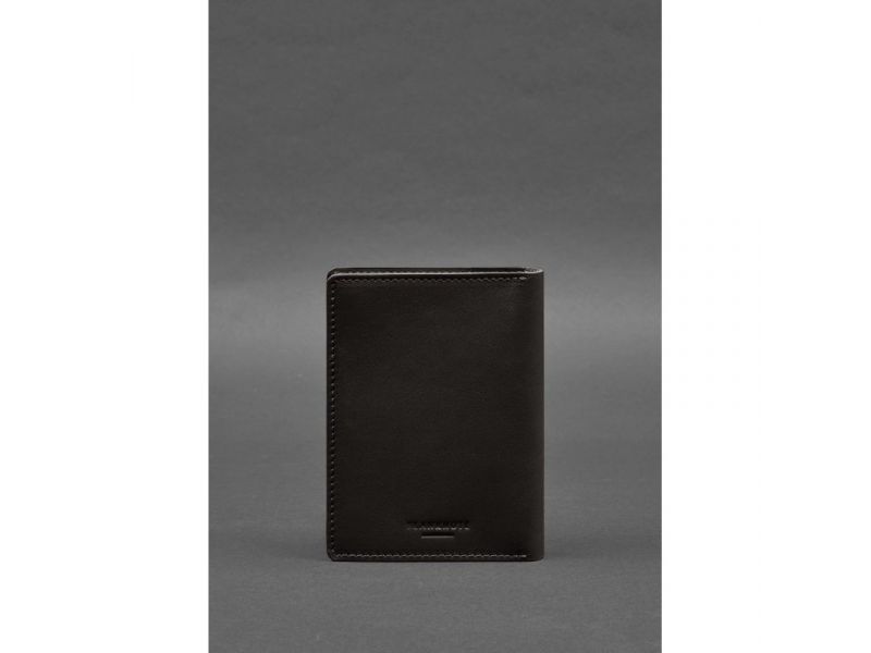 Кожаная обложка-органайзер для документов 6.1 темно-коричневый краст, фото 6