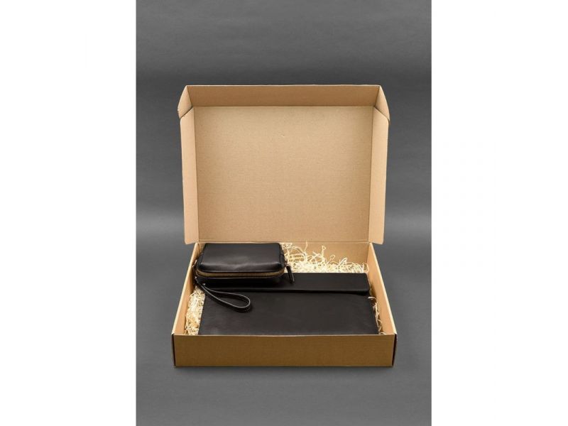 Кожаный набор Мобильный Универсальный темно-коричневый, фото 3