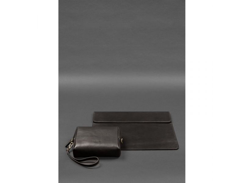 Кожаный набор Мобильный Универсальный темно-коричневый, фото 5