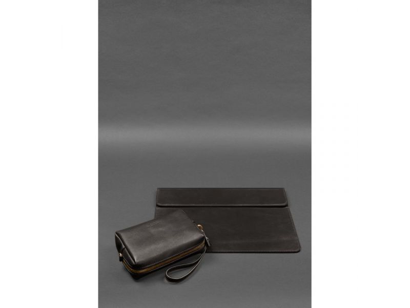 Кожаный набор Мобильный Универсальный темно-коричневый, фото 1